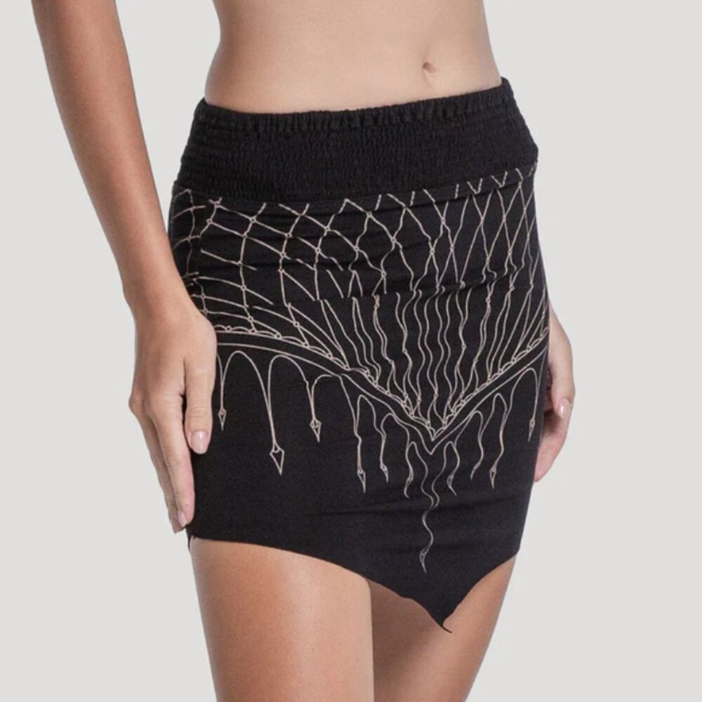 Psylo Net Mini Skirt - Picture 3 of 3